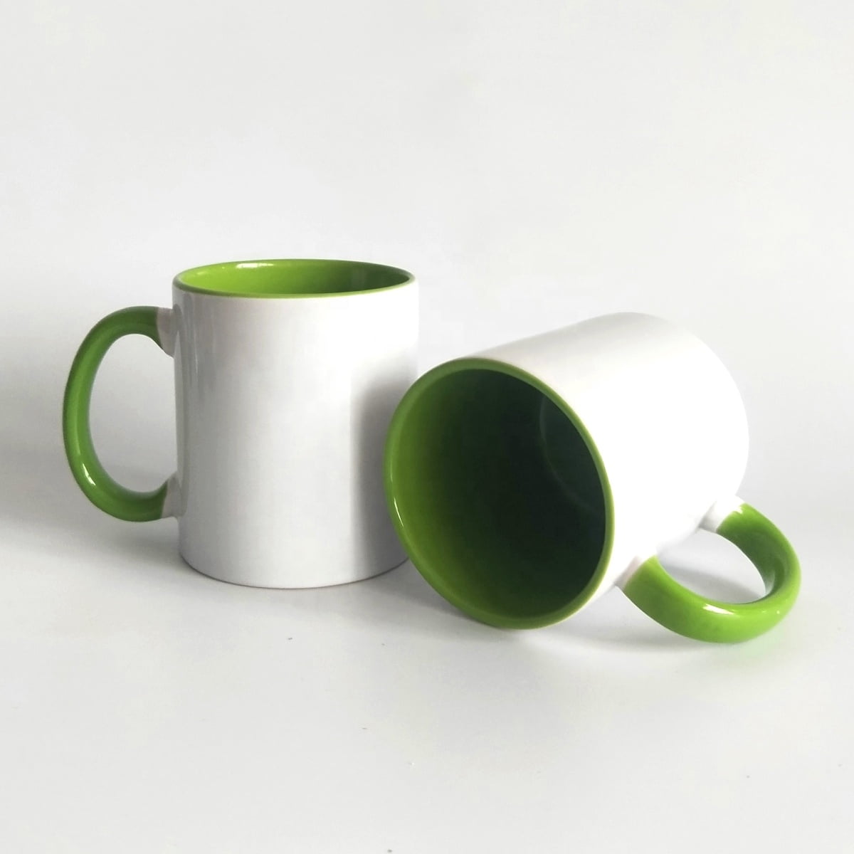 Color Mug (Green -White)